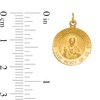 Thumbnail Image 2 of Sacred Heart of Jesus Have Mercy on Us Medal Charm in Solid 14K Gold