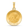 Thumbnail Image 1 of Saint Andrew Pray for Us Medal Necklace Charm in Hollow 14K Gold