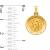Thumbnail Image 2 of Saint Luke Pray for Us Medal Necklace Charm in Hollow 14K Gold