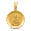 Thumbnail Image 1 of Saint Nicholas Pray for Us Medal Necklace Charm in Hollow 14K Gold