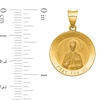 Thumbnail Image 2 of Saint Nicholas Pray for Us Medal Necklace Charm in Hollow 14K Gold