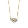 Thumbnail Image 1 of 1/10 CT. T.W. Diamond Eye Necklace in 10K Gold