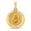 Thumbnail Image 1 of Saint Peregrine Pray for Us Medal Necklace Charm in Hollow 14K Gold
