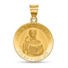 Thumbnail Image 1 of Saint Vincent Pray for Us Medal Necklace Charm in Hollow 14K Gold