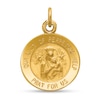 Thumbnail Image 1 of Our Lady of Perpetual Help Pray for Us Medal Charm in Solid 14K Gold