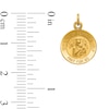 Thumbnail Image 2 of Our Lady of Perpetual Help Pray for Us Medal Charm in Solid 14K Gold