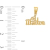 Thumbnail Image 2 of "#1 Madre" Necklace Charm in Solid 14K Gold