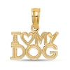 Thumbnail Image 1 of “I Heart My Dog” Necklace Charm in Solid 14K Gold