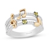 Thumbnail Image 1 of Collector’s Edition Enchanted Disney The Princess and the Frog Musical Note Ring in Sterling Silver and 10K Gold