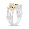 Thumbnail Image 2 of Collector’s Edition Enchanted Disney The Princess and the Frog Musical Note Ring in Sterling Silver and 10K Gold