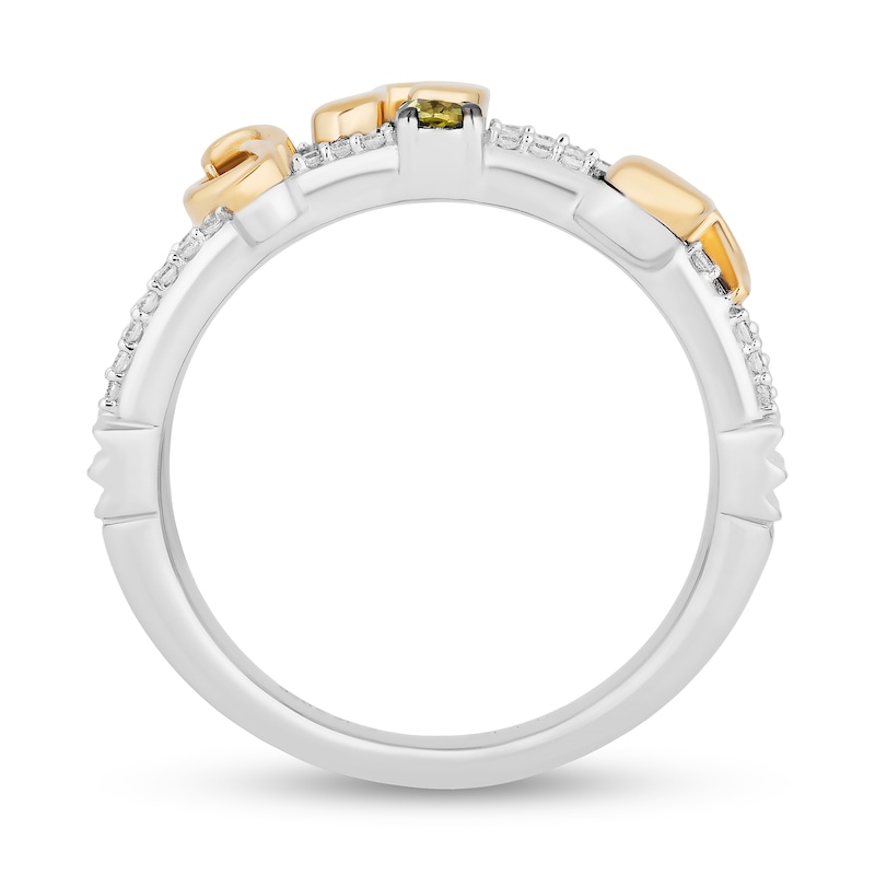 Main Image 3 of Collector’s Edition Enchanted Disney The Princess and the Frog Musical Note Ring in Sterling Silver and 10K Gold