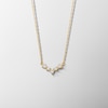 Thumbnail Image 1 of 1/6 CT. T.W. Diamond Chevron Necklace in 10K Gold