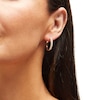 Thumbnail Image 2 of 1 CT. T.W. Certified Lab-Grown Diamond Triple Row Hoop Earrings in 14K Gold (F/SI2)