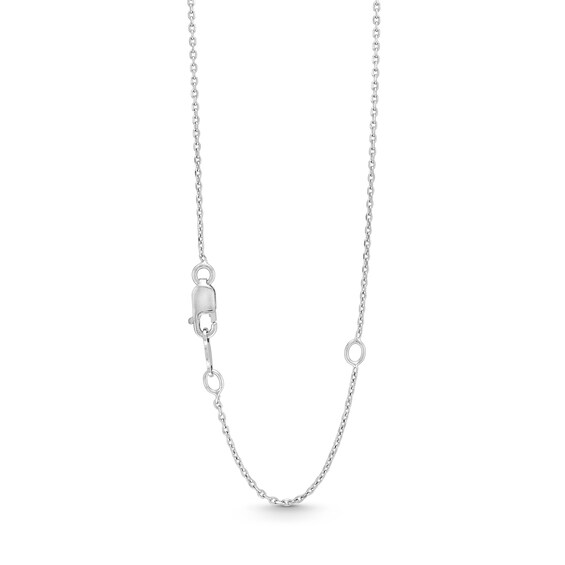 1/10 CT. T.w. Multi-Diamond Frame Pendant in Sterling Silver