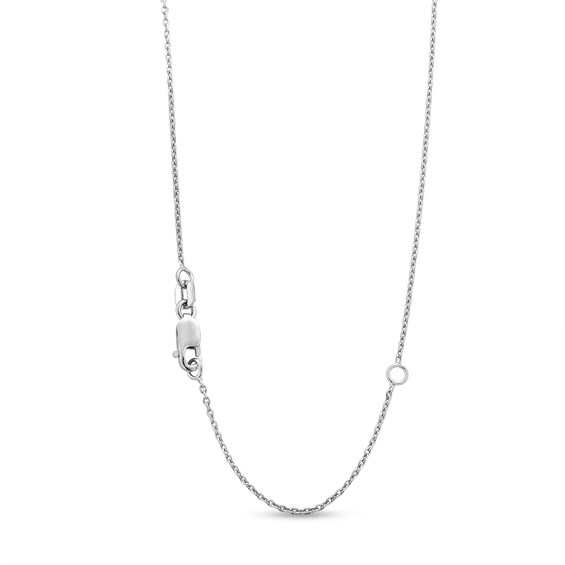 Freshwater Cultured Pearl and White Lab-Created Sapphire Frame Drop Pendant, Earrings and Ring Set in Sterling Silver