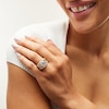 Thumbnail Image 2 of 5-1/2 CT. T.W. Baguette and Round Certified Lab-Grown Diamond Triple Row Engagement Ring in 14K Gold (F/VS2)