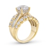 Thumbnail Image 3 of 5-1/2 CT. T.W. Baguette and Round Certified Lab-Grown Diamond Triple Row Engagement Ring in 14K Gold (F/VS2)