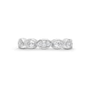 Thumbnail Image 4 of 1-1/2 CT. T.W. Multi-Shaped Certified Lab-Grown Diamond Bezel-Set Anniversary Band in 14K White Gold (F/VS2)