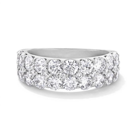 2-1/2 CT. T.w. Certified Lab-Grown Diamond Multi-Row Anniversary Band in 14K White Gold (F/Si2)