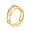 Thumbnail Image 3 of 3/8 CT. T.W. Diamond Chevron Solitaire Enhancer in 14K Gold