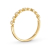 Thumbnail Image 2 of 1/15 CT. T.W. Diamond Bezel-Set Alternating Vintage-Style Stackable Anniversary Band in 10K Gold