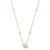 Thumbnail Image 1 of 3/4 CT. T.W. Diamond Frame Station Necklace in 14K Gold