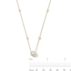 Thumbnail Image 3 of 3/4 CT. T.W. Diamond Frame Station Necklace in 14K Gold