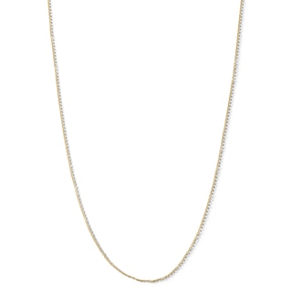 Main Image 1 of 1.0mm Diamond-Cut Cable Chain Necklace in Solid 10K Gold - 18”