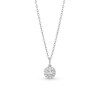 Thumbnail Image 1 of 1/5 CT. T.W. Diamond Open Frame Pendant in 10K White Gold