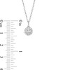 Thumbnail Image 3 of 1/5 CT. T.W. Diamond Open Frame Pendant in 10K White Gold