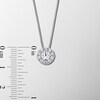 Thumbnail Image 3 of 1 CT. T.W. Certified Lab-Grown Diamond Frame Pendant in 14K White Gold (F/SI2)