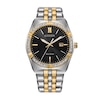 Thumbnail Image 1 of Men's Citizen Eco-Drive® 1/10 CT. T.W. Diamond Corso Two-Tone IP Watch with Black Dial (Model: BM7644-51E)