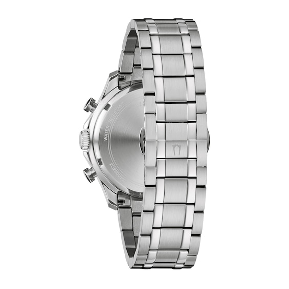 Men's Bulova Classic 1/8 CT. T.w. Diamond Chronograph Watch with Black Dial (Model: 96J119)