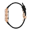 Thumbnail Image 2 of Men’s Bulova Latin GRAMMY® Automatic Rose-Tone IP Black Silicone Strap Watch with Textured White Dial (Model: 97A186)