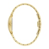 Thumbnail Image 2 of Ladies' Bulova Classic Diamond Accent Our Lady of Guadalupe Gold-Tone Watch with Rectangular Black Dial (Model: 97P169)