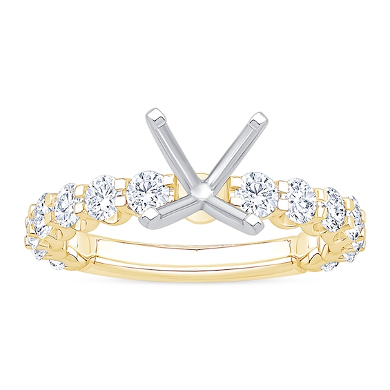 1-1/2 CT. T.w. Diamond Semi Mount in 14K Gold