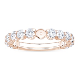 1-1/2 CT. T.W. Diamond Semi Mount in 14K Rose Gold