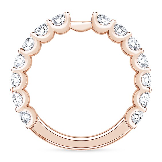 1-1/2 CT. T.w. Diamond Semi Mount in 14K Rose Gold