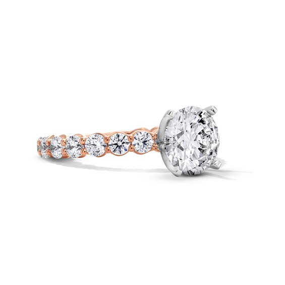 1-1/2 CT. T.w. Diamond Semi Mount in 14K Rose Gold