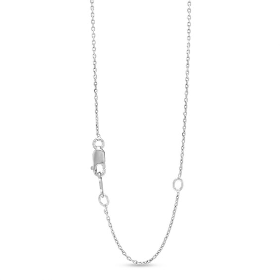 Blue and White Lab-Created Sapphire Clover Frame Pendant, Stud Earrings and Ring Set in Sterling Silver