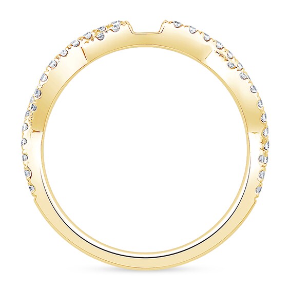 1/3 CT. T.w. Diamond Twist Shank Semi Mount in 14K Gold
