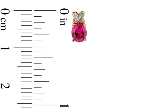 Lab-Created Ruby and Lab-Created Sapphire Pendant, Bracelet, Earrings and Ring Set in Sterling Silver and 14K Gold Plate