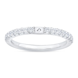 1/3 CT. T.W. Diamond Semi Mount in 14K White Gold