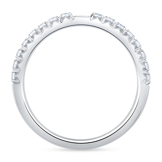 1/3 CT. T.w. Diamond Semi Mount in 14K White Gold