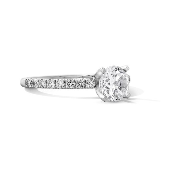 1/3 CT. T.w. Diamond Semi Mount in 14K White Gold