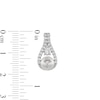 Thumbnail Image 4 of 7.0mm Heart-Shaped Citrine and White Lab-Created Sapphire Infinity Heart Pendant in Sterling Silver