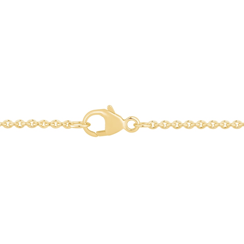 Main Image 2 of 1 CT. T.W. Multi-Diamond Alternating Necklace in 10K Gold - 17”