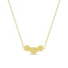 Thumbnail Image 3 of 1/2 CT. T.W. Certified Lab-Grown Diamond Three Stone Necklace in 14K Gold (F/SI2)