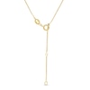 Thumbnail Image 5 of 1/2 CT. T.W. Certified Lab-Grown Diamond Three Stone Necklace in 14K Gold (F/SI2)