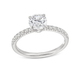 1-1/5 CT. T.W. Diamond Engagement Ring in 14K White Gold